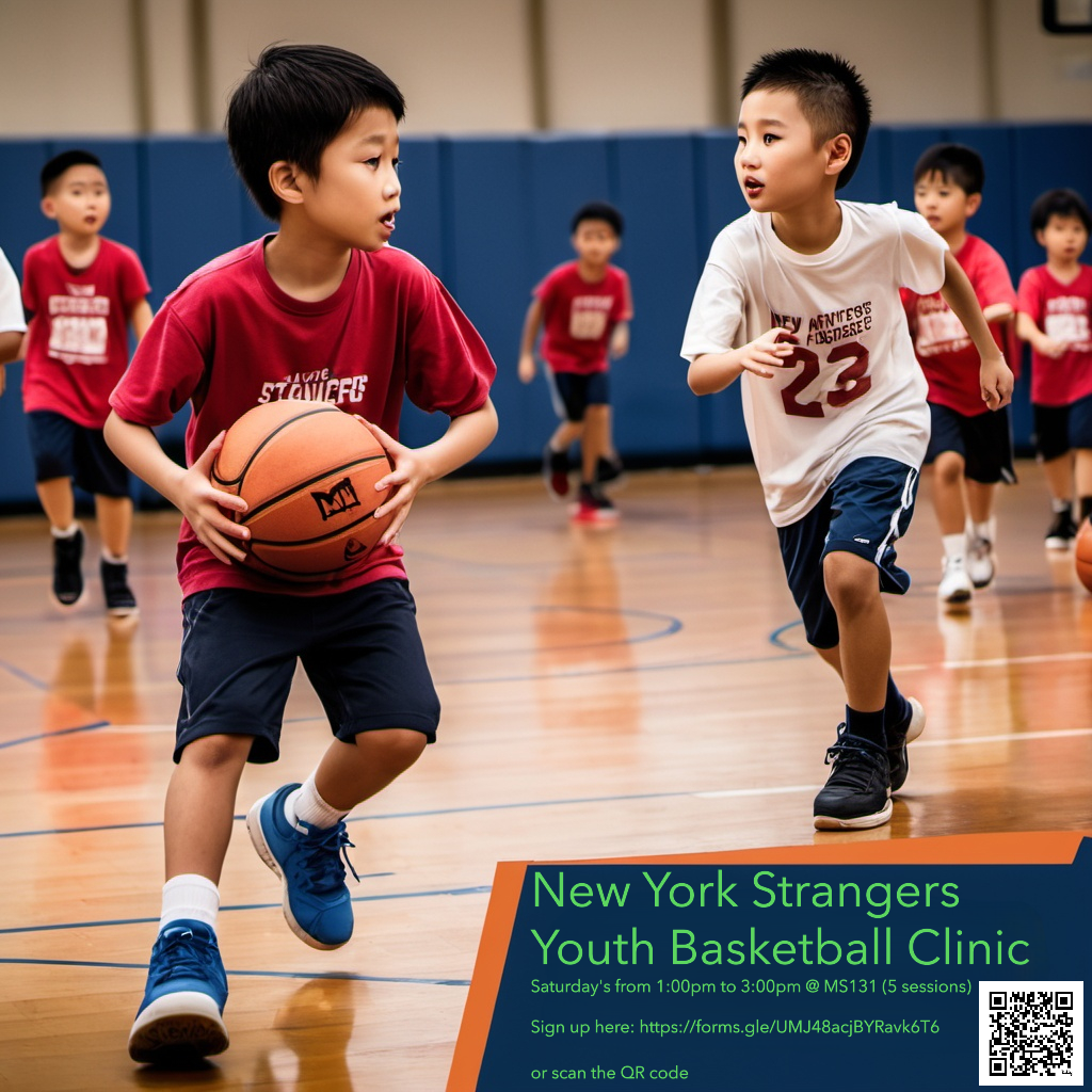 New York Strangers Youth Basketball Clinic – Beginner